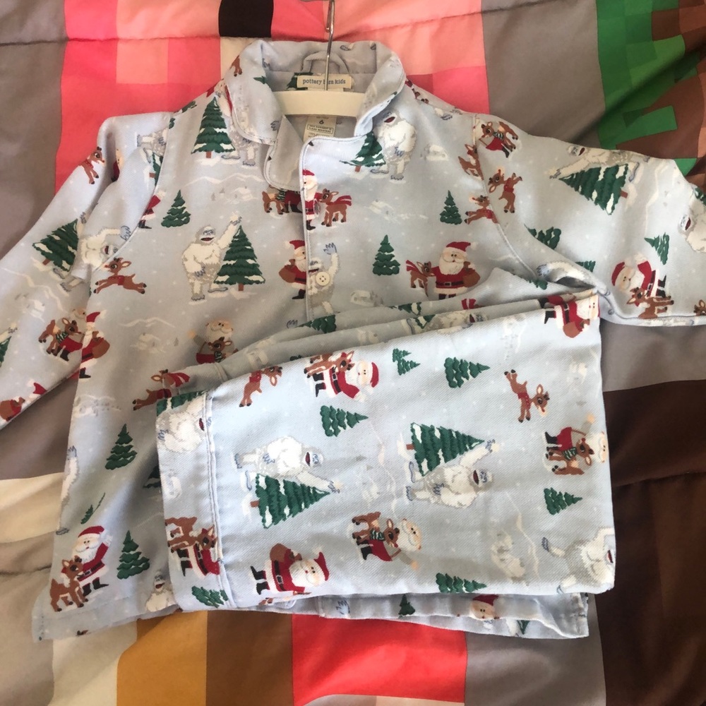 Pottery barn winter pjs 6
